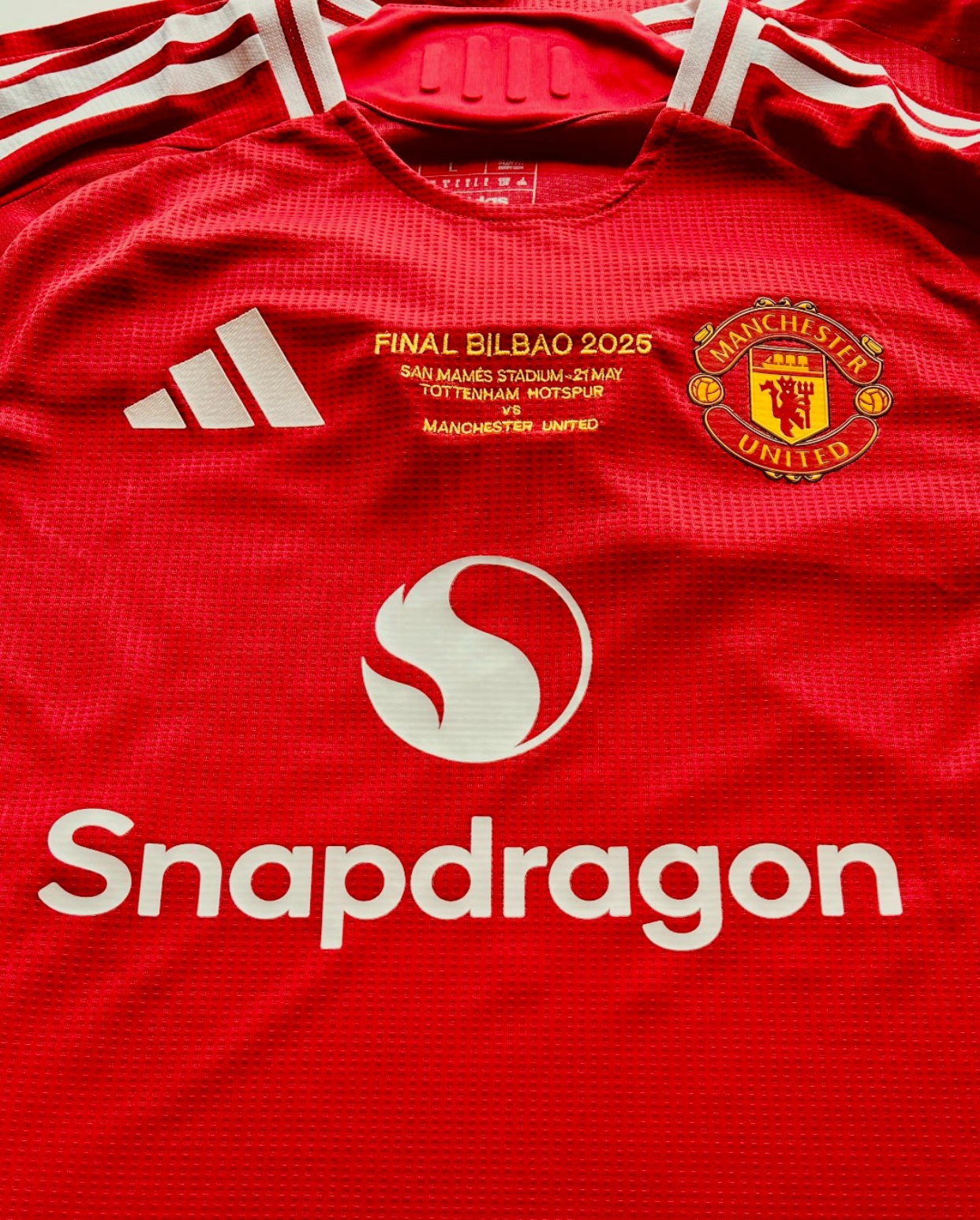 2024 Manchester United Europa Final Authentic LS Home Shirt