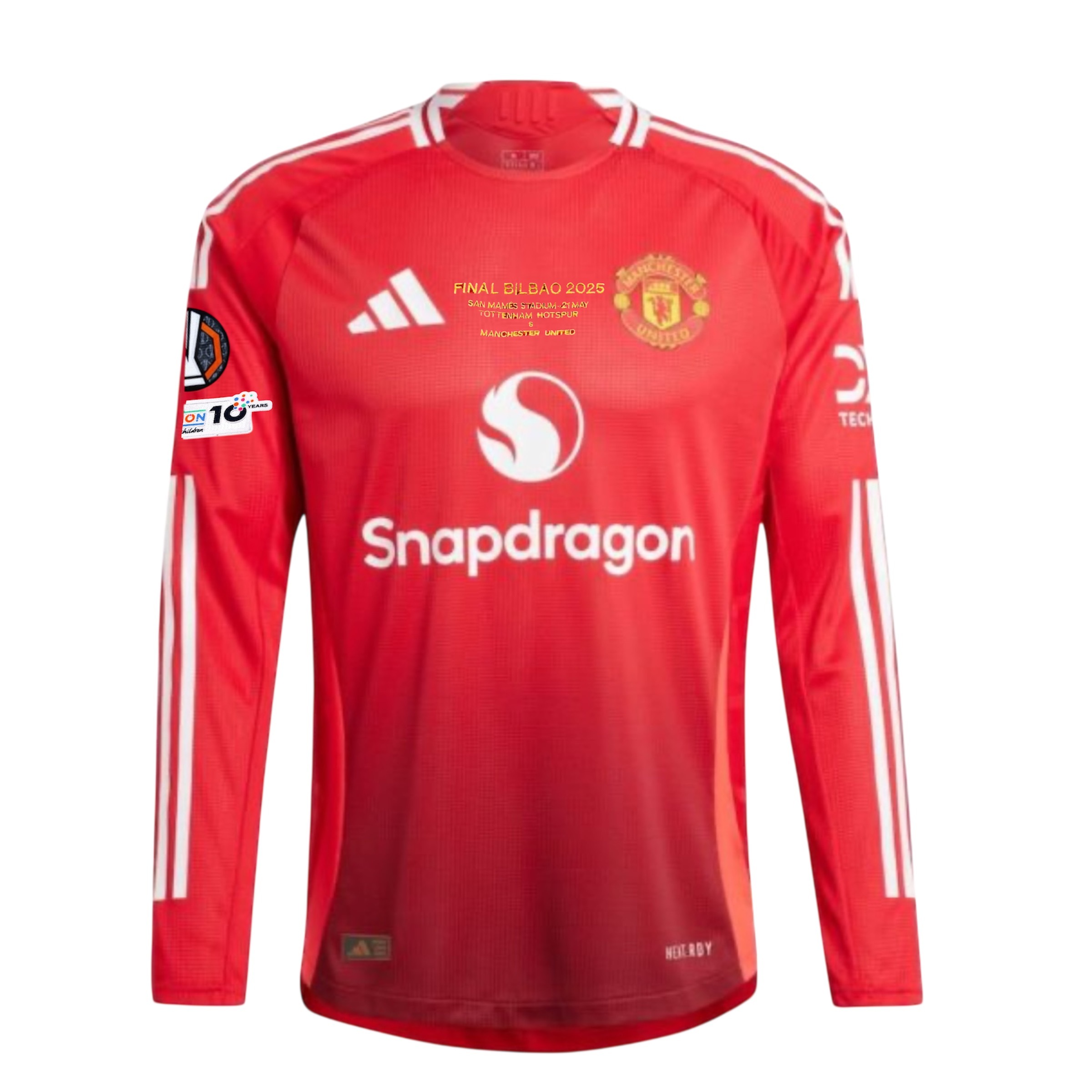 2024 Manchester United Europa Final Authentic LS Home Shirt