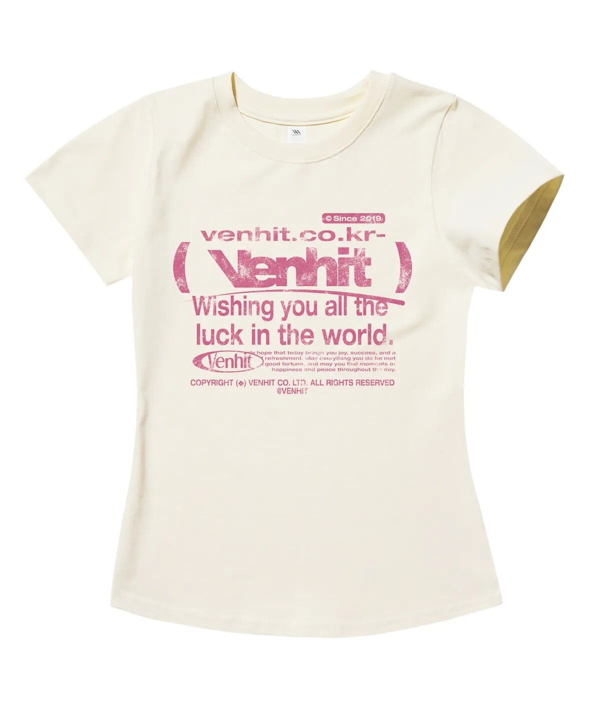 venhit - wishful slim fit tshirt (4 colors)