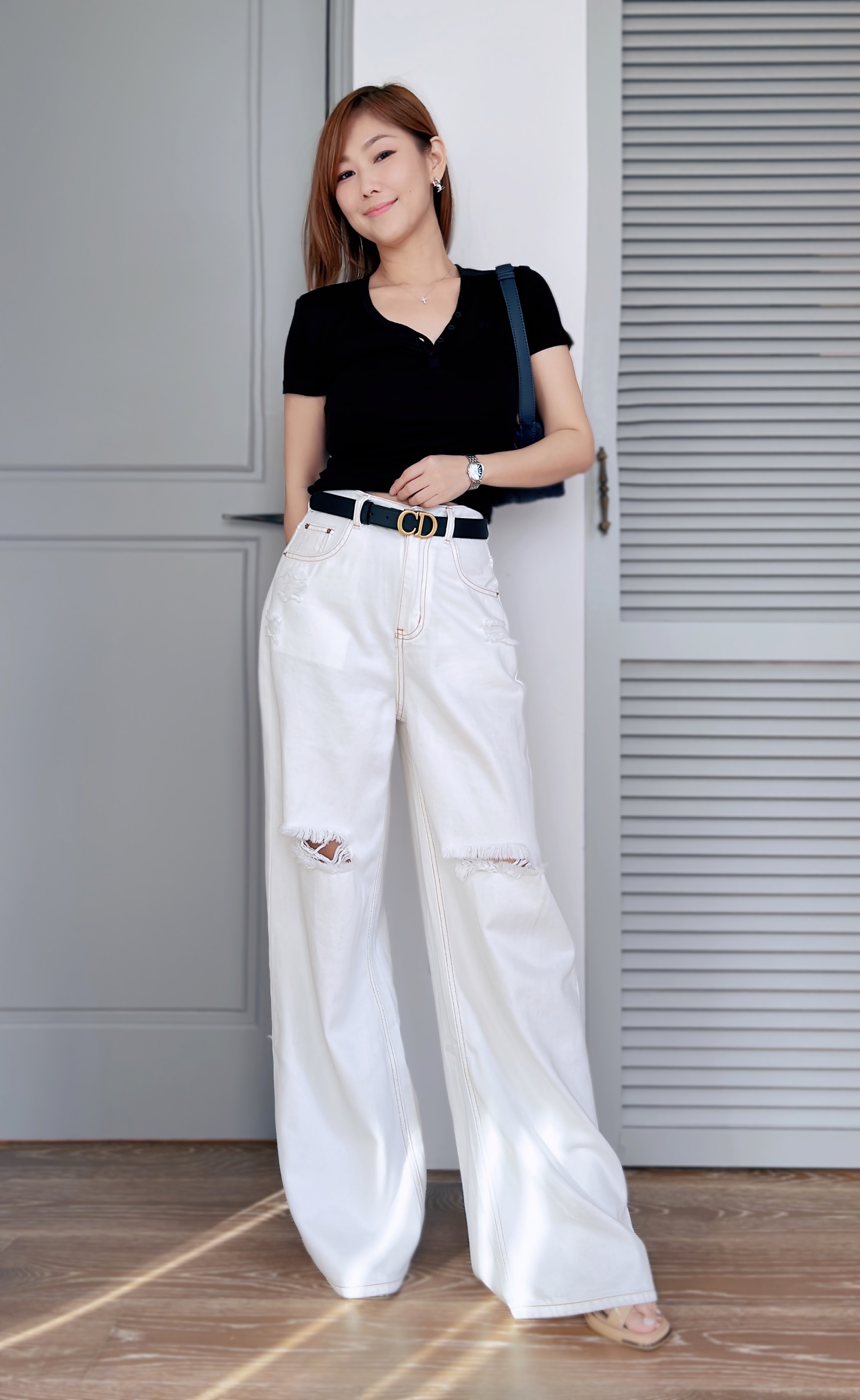 真皮復古CD金屬皮帶