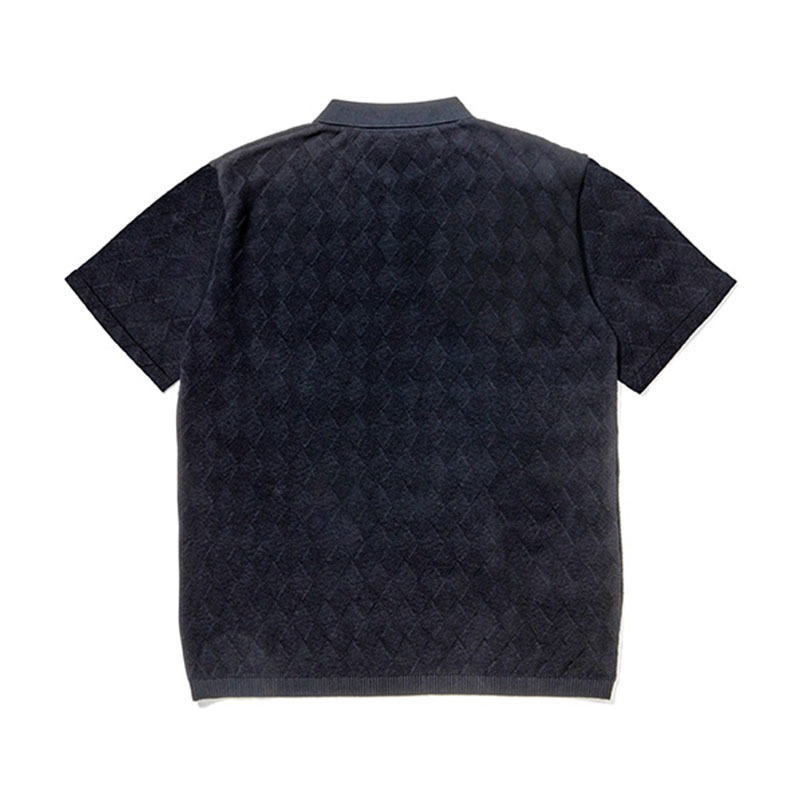 430 S/S LEAF KNIT POLO