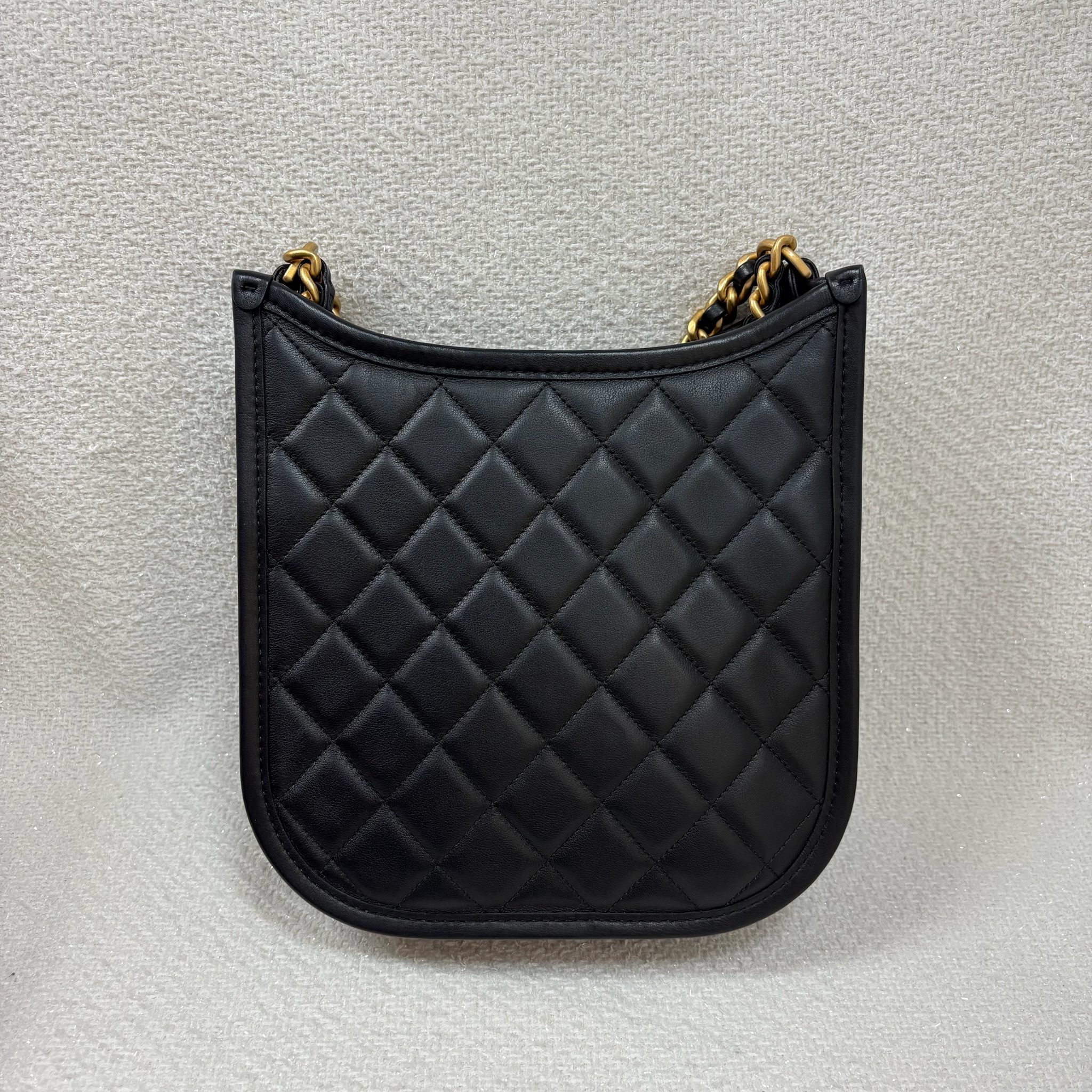 Chanel Hobo Bag - Black / Ghw