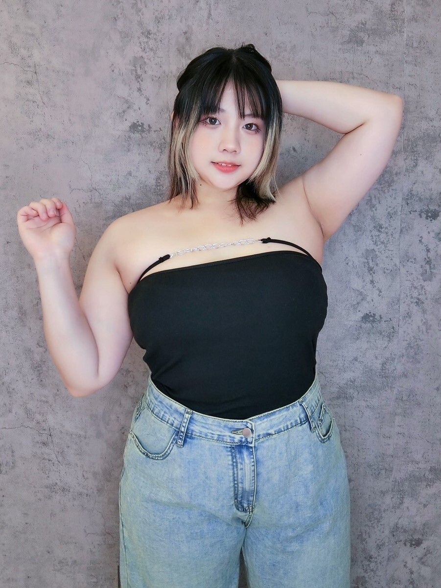 氣質鍊條平口抹胸