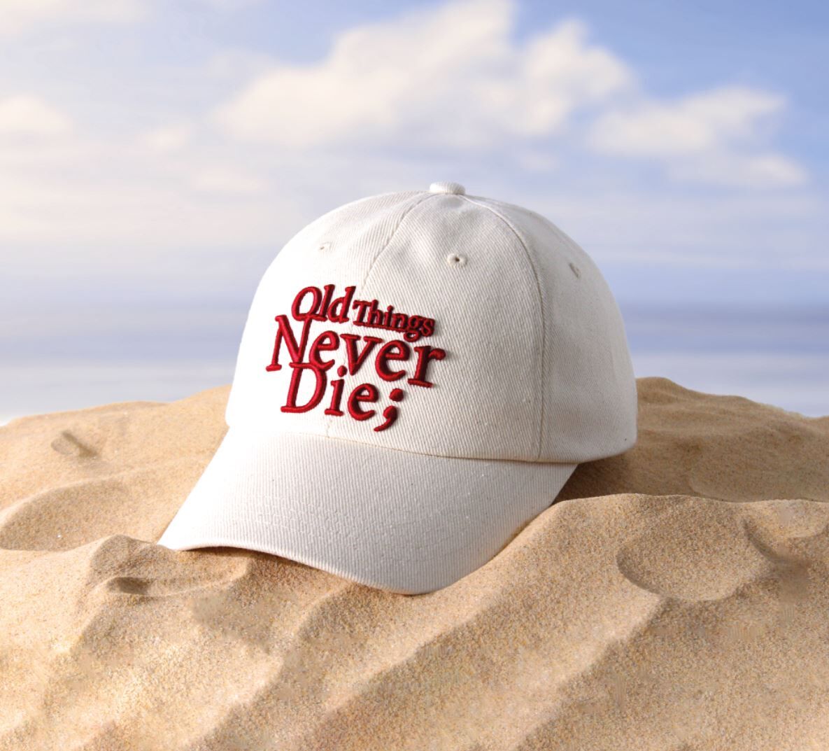 【預購】ONGO 純棉棒球帽 FLOWER 系列-熱焰紅