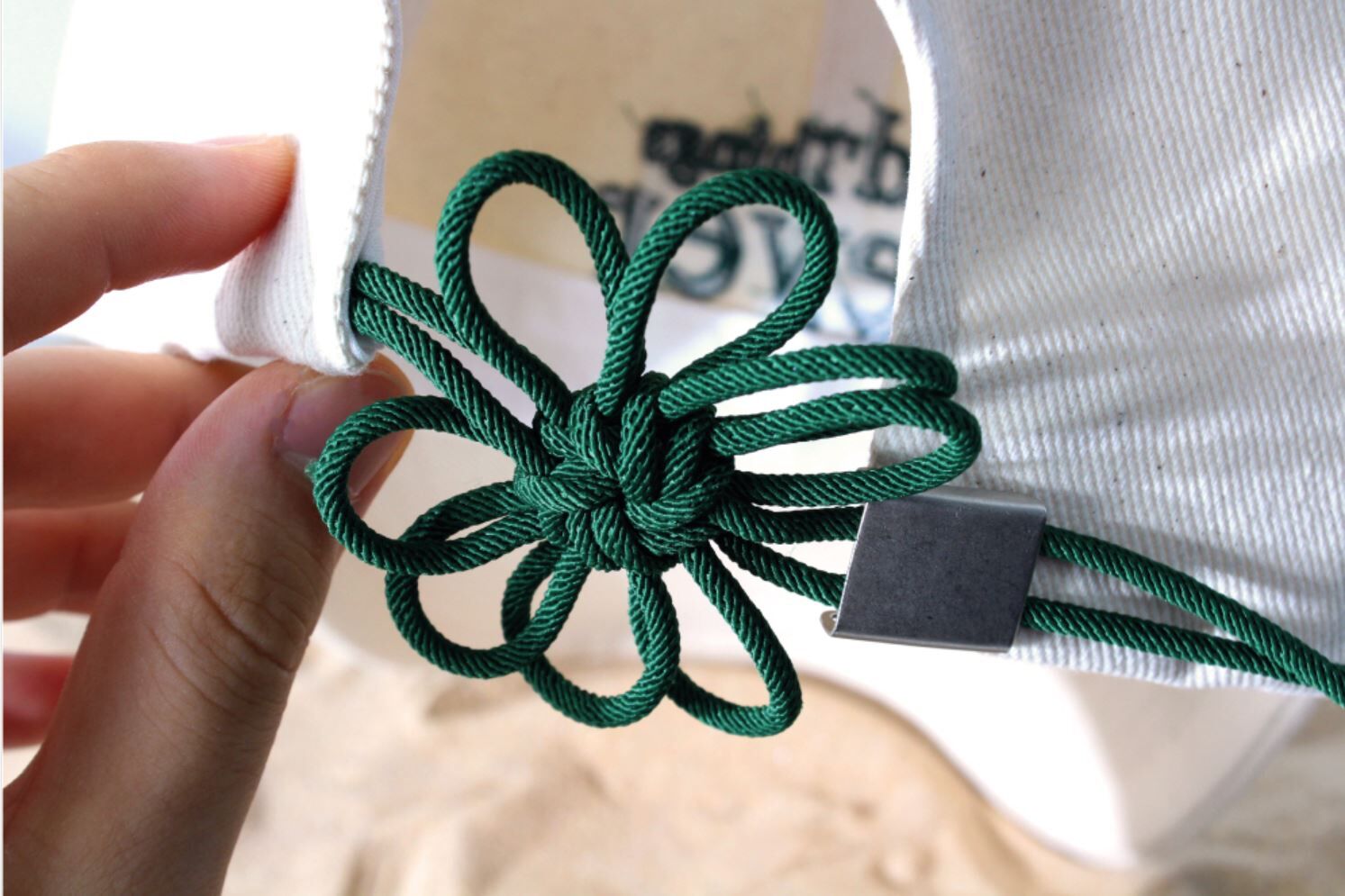 【預購】ONGO 純棉棒球帽 FLOWER 系列-森墨綠