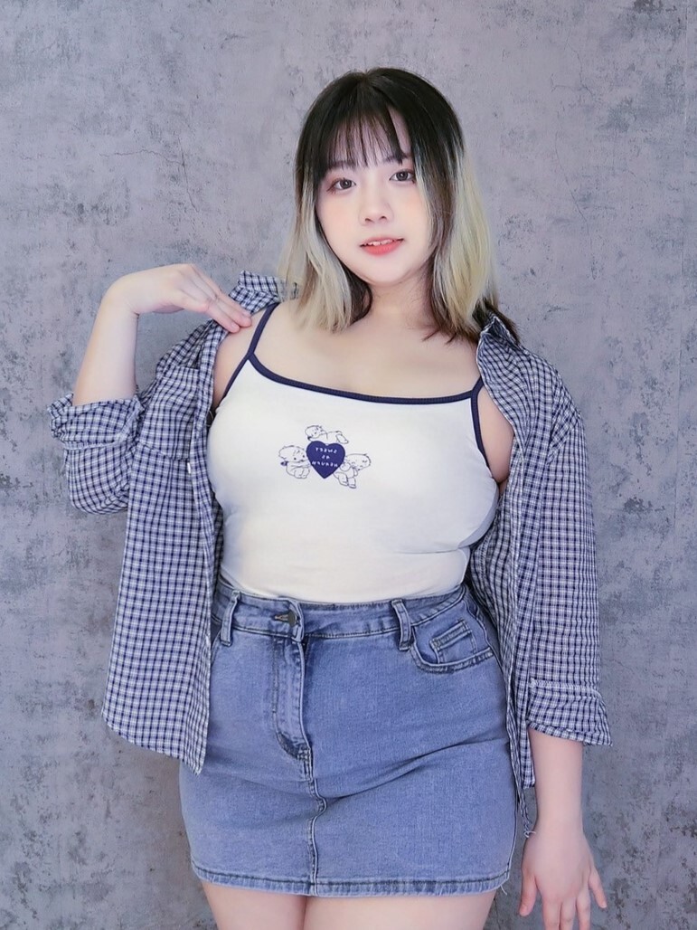 撞色邊小天使愛心背心