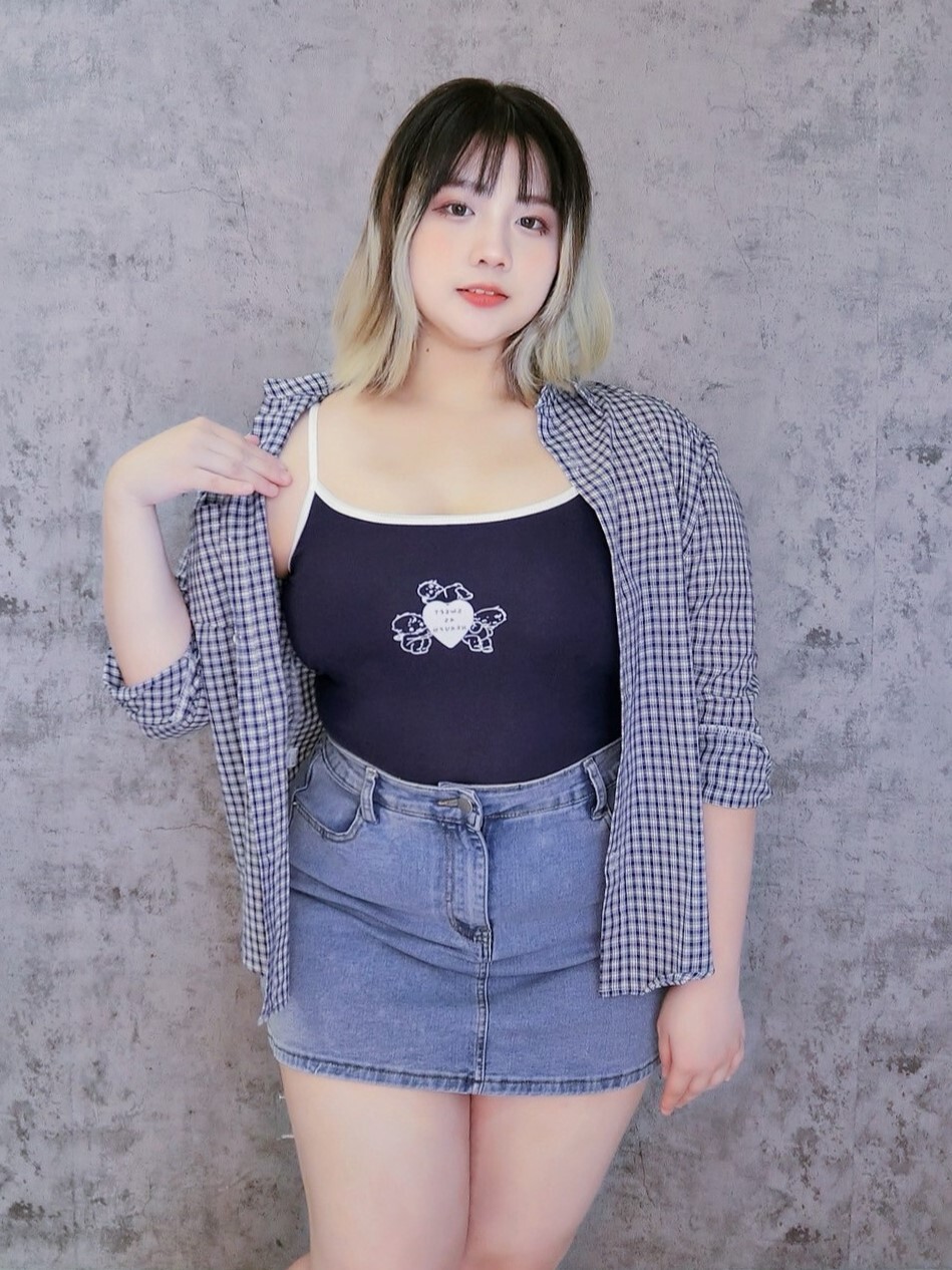 復古小格紋襯衫