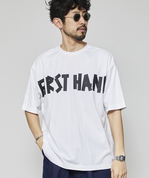 Firsthand / Front Tape Logo Print T-Shirt