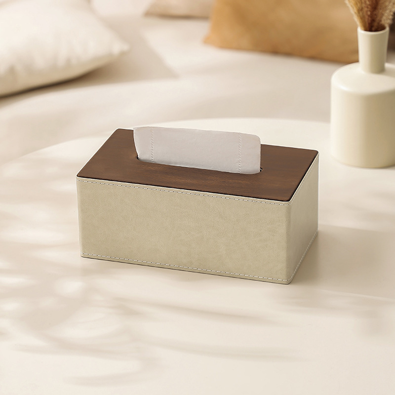 《5991》北歐風簡約皮革面紙盒