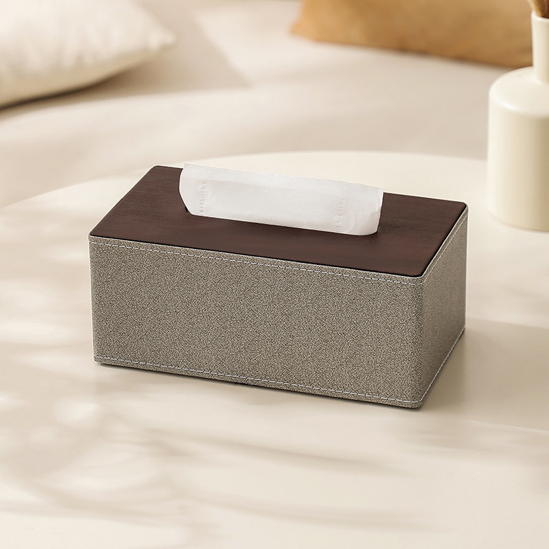 《5991》北歐風簡約皮革面紙盒