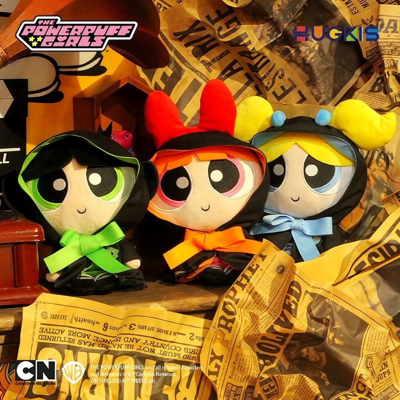 KTQ STORE ‧ 正版授權HUGKIS 飛天小女警 學院系列吊飾 毛絨可拆卸吊飾