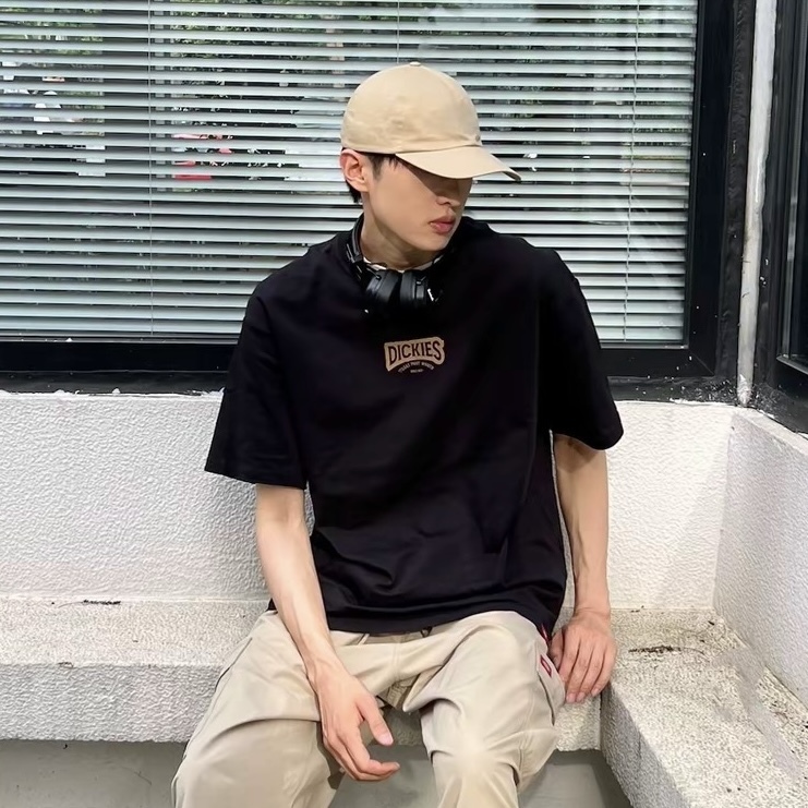 DICKIES 背後印花 仙人掌 LOGO 短袖 短T T-SHIRT 黑/白 /預購