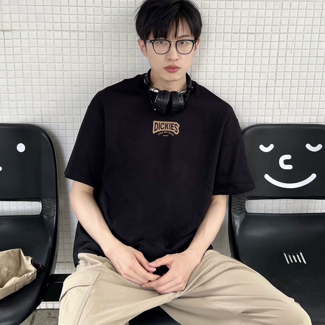 DICKIES 背後印花 仙人掌 LOGO 短袖 短T T-SHIRT 黑/白 /預購