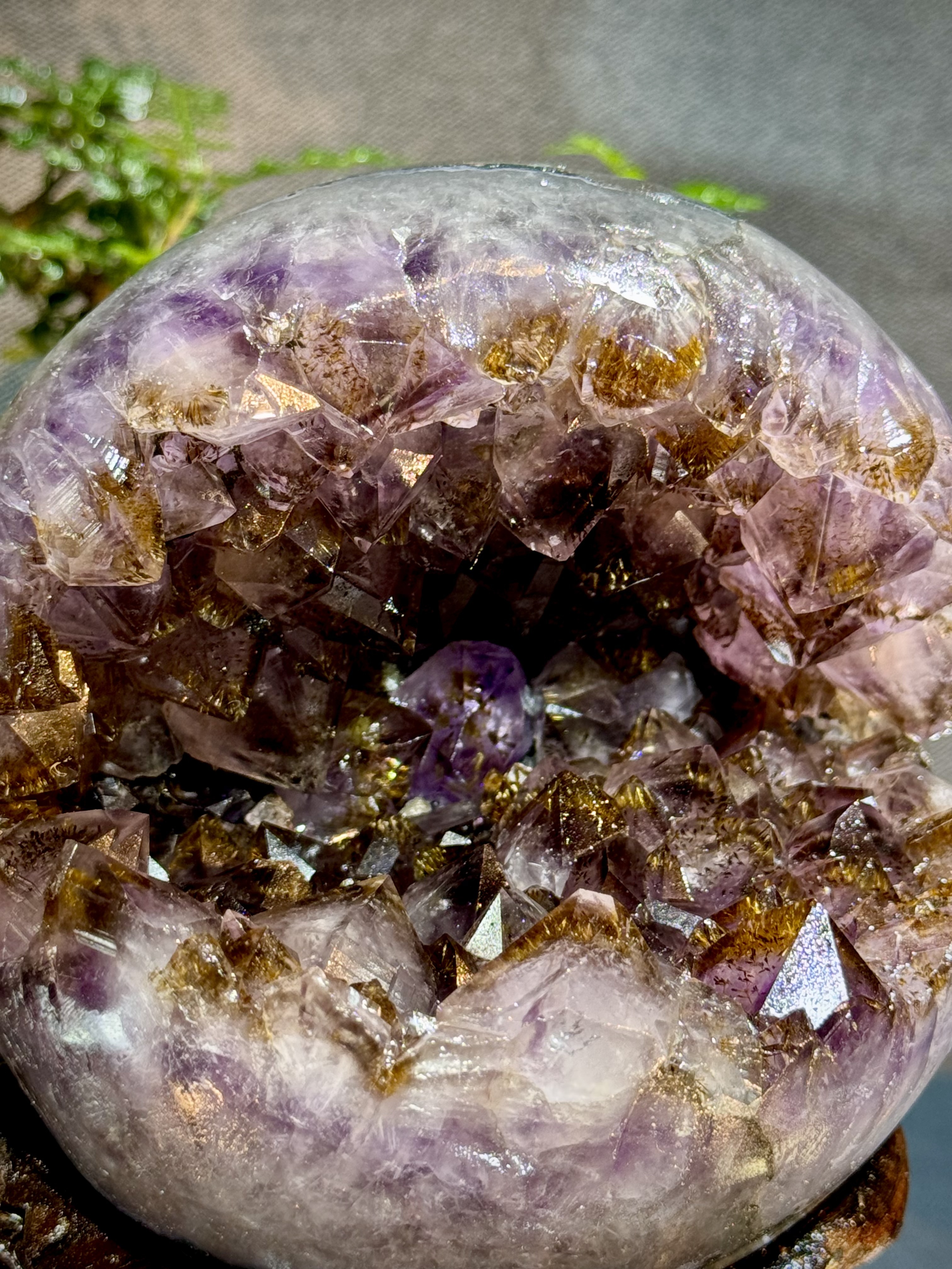 天花板紫鈦晶開口笑 8818