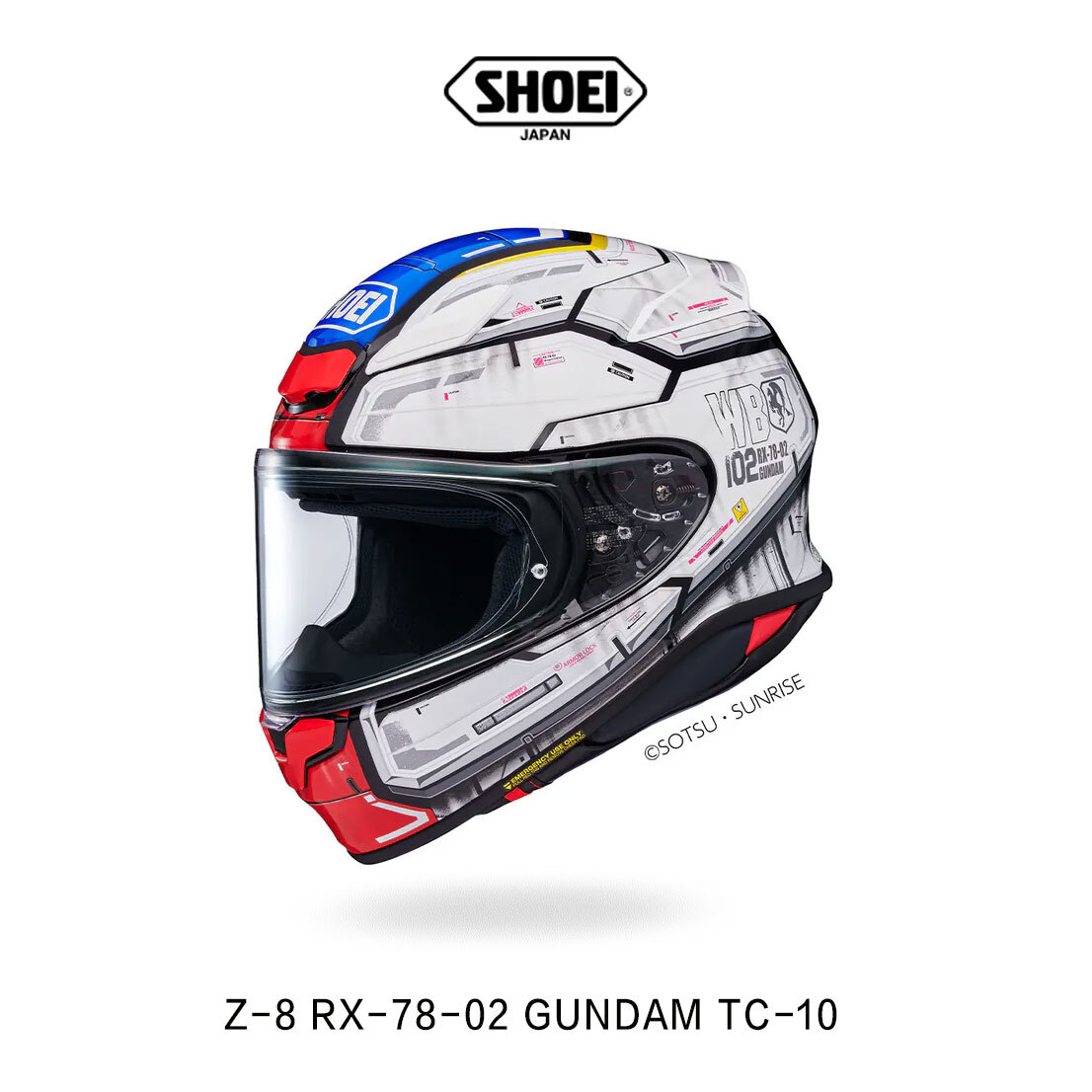 Z-8 RX-78-02 GUNDAM TC-10 全罩安全帽