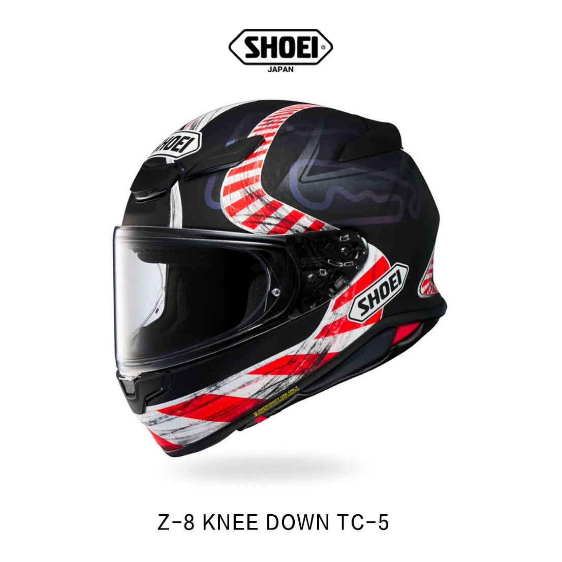 Z-8 KNEE DOWN TC-5 全罩安全帽