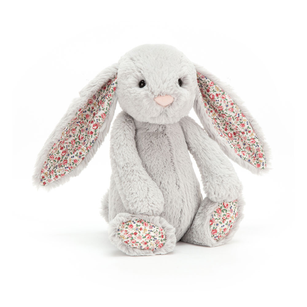 JELLYCAT 碎花銀灰色兔仔Blossom Silver Bunny