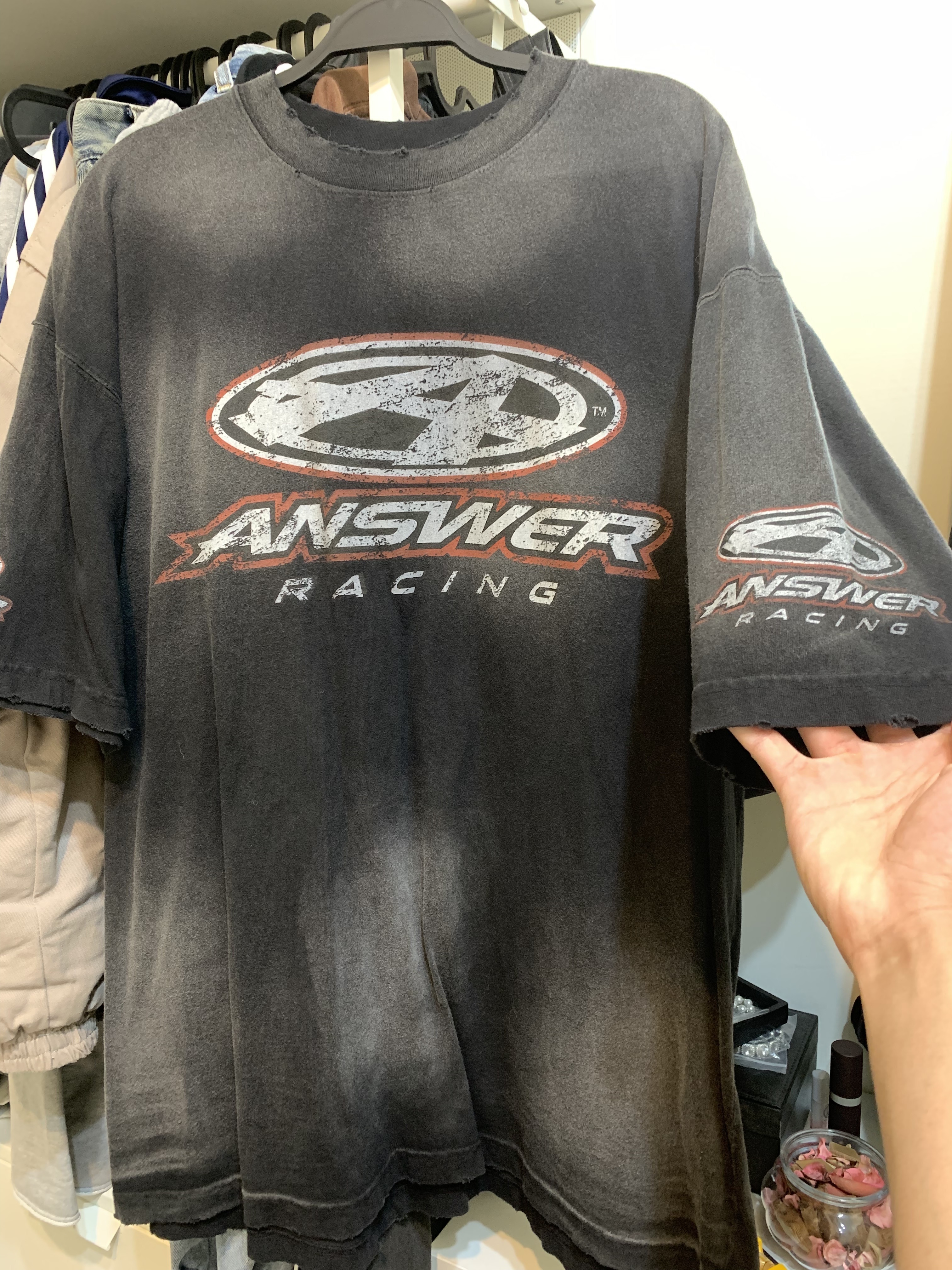 Answer 紮染 寬鬆 街頭 短袖