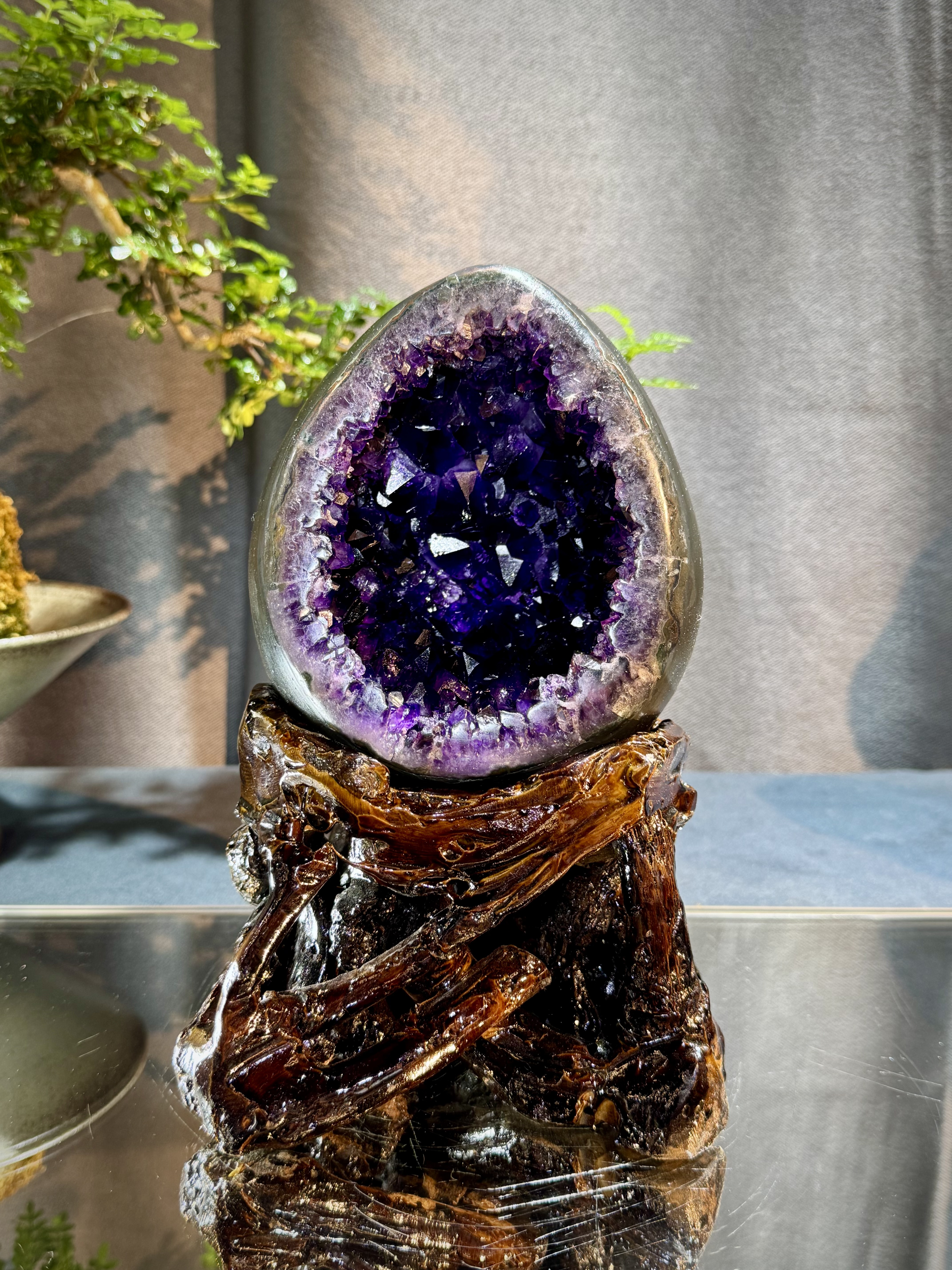 帝皇紫紫水晶恐龍蛋 7024