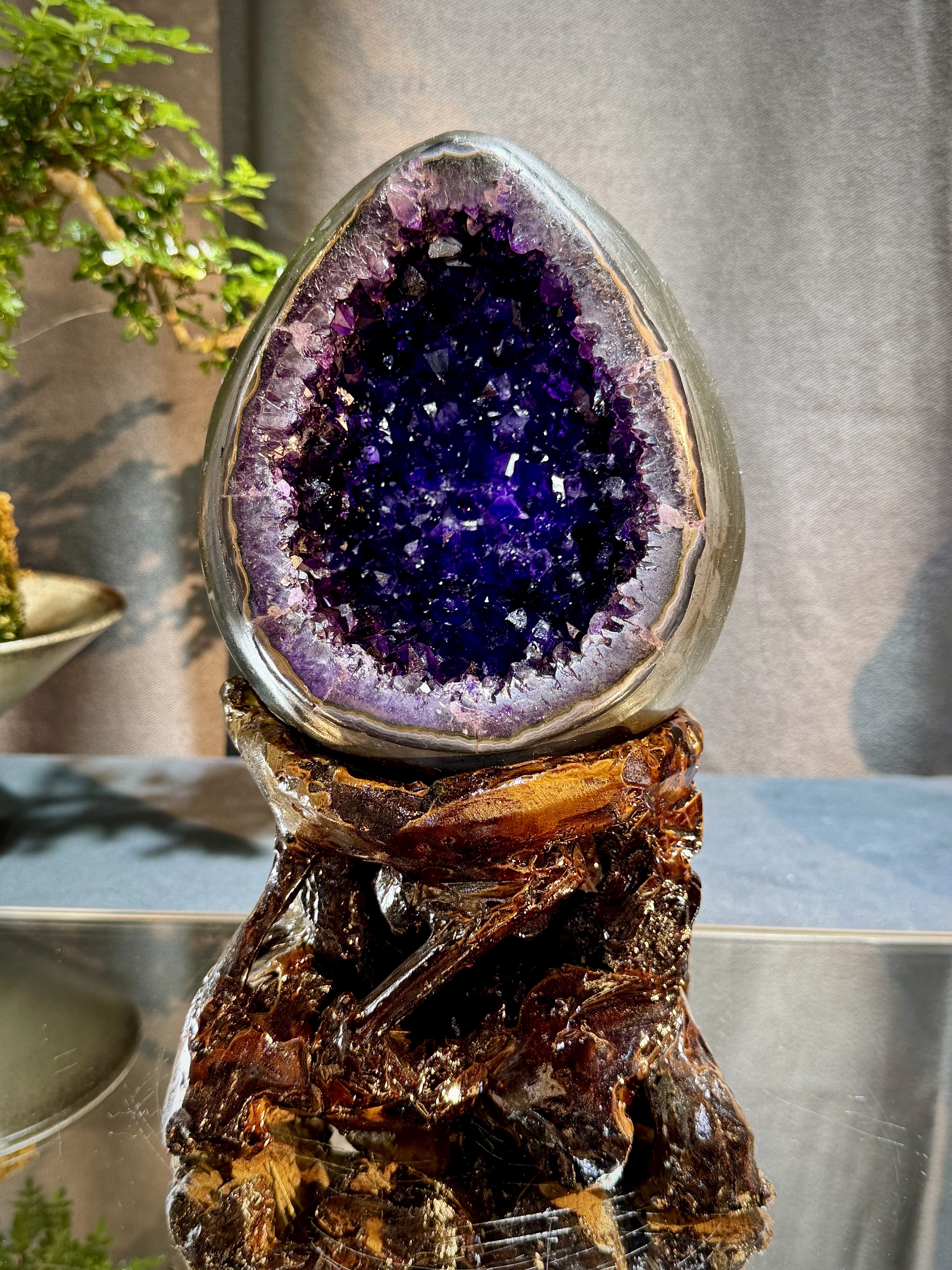 帝皇紫紫水晶恐龍蛋 7026