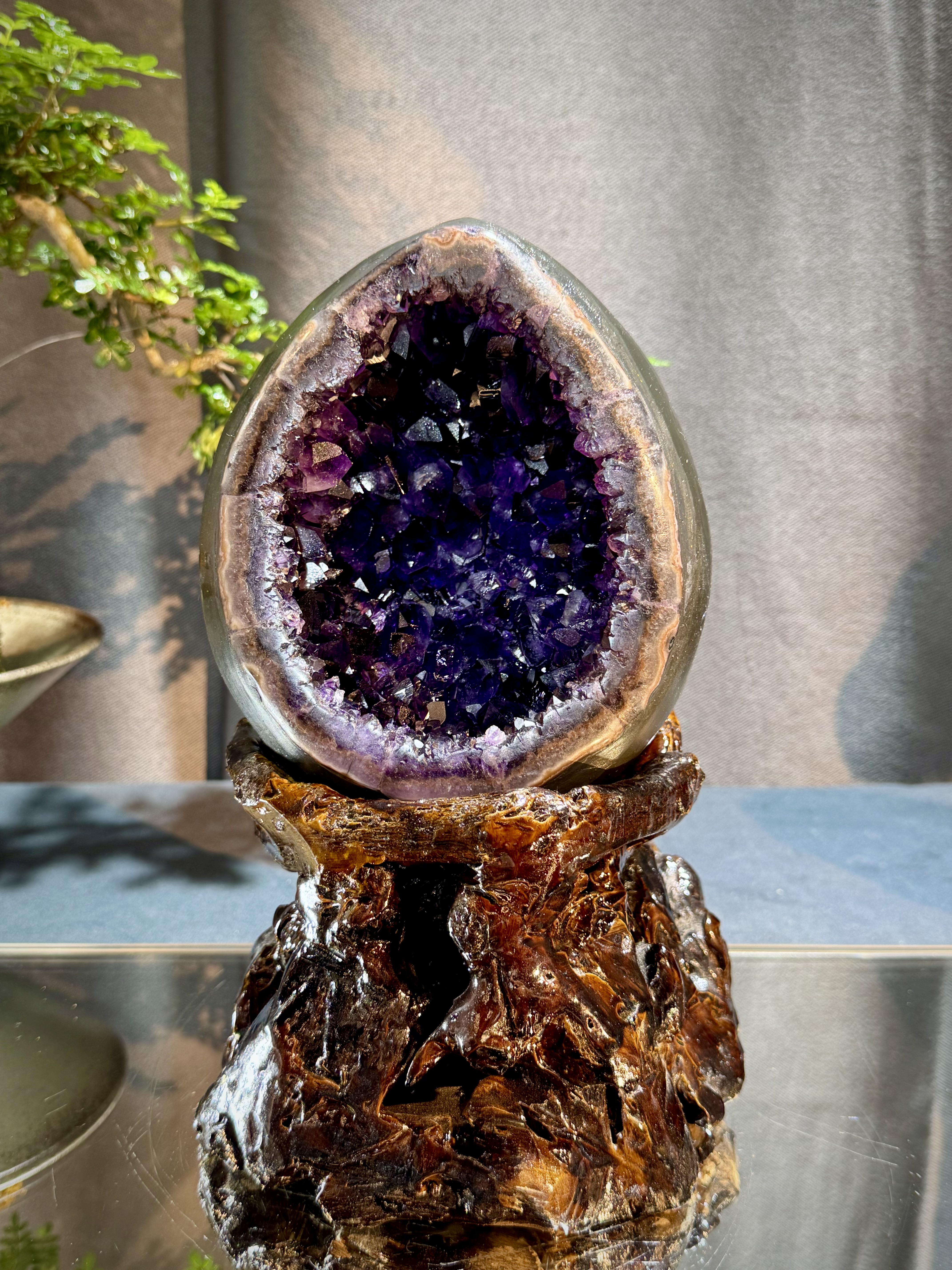 帝皇紫紫水晶恐龍蛋 7027