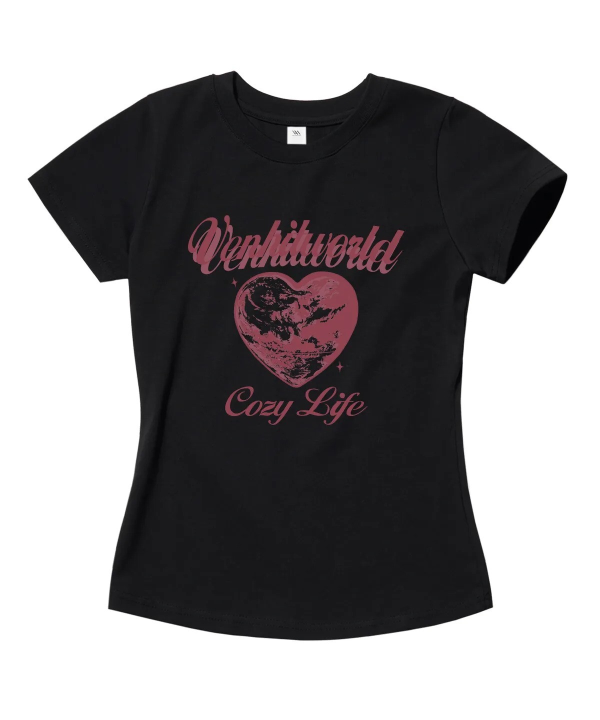 venhit - planet heart slim fit tshirt (4 colors)