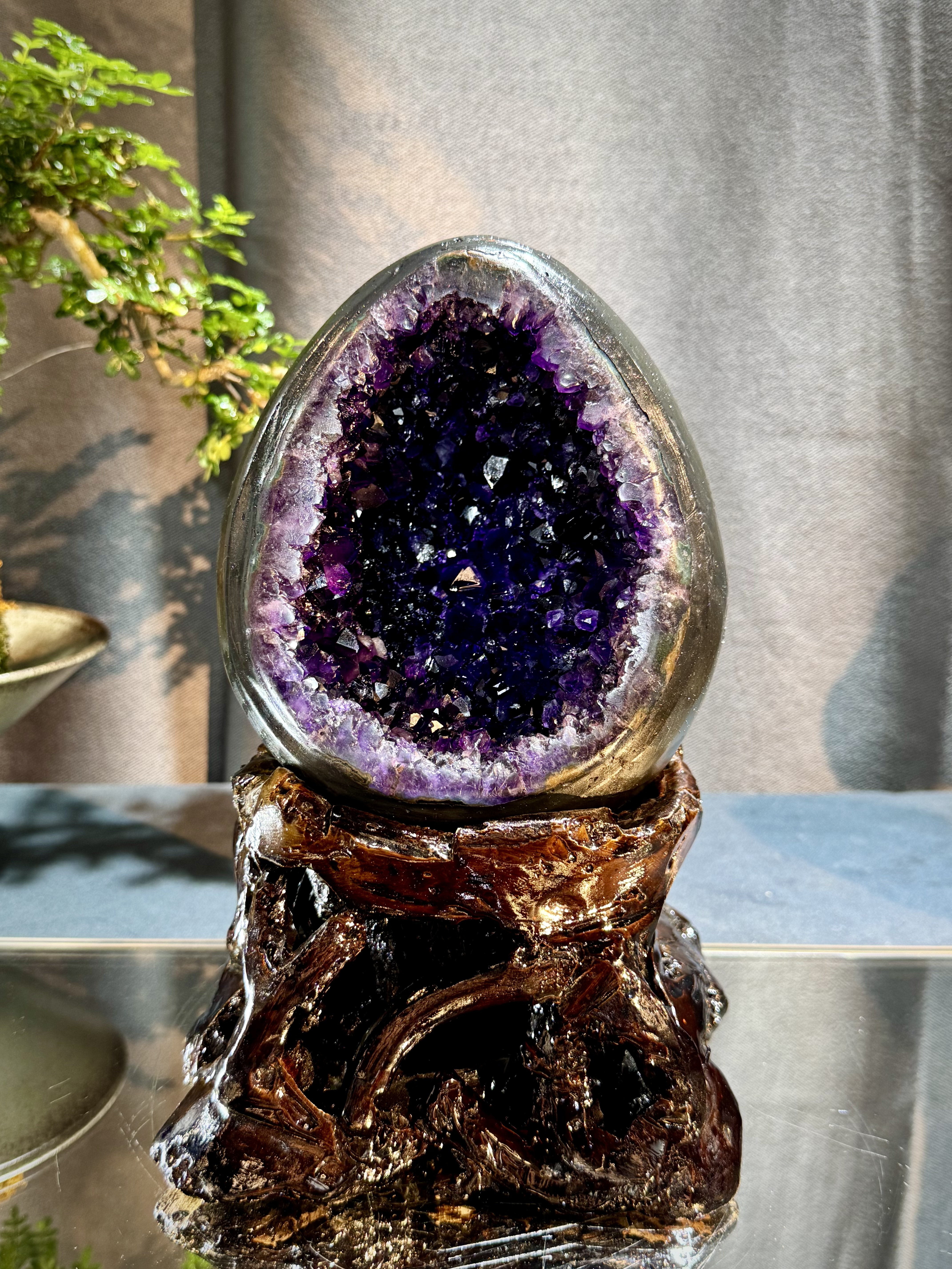 帝皇紫紫水晶恐龍蛋 7029