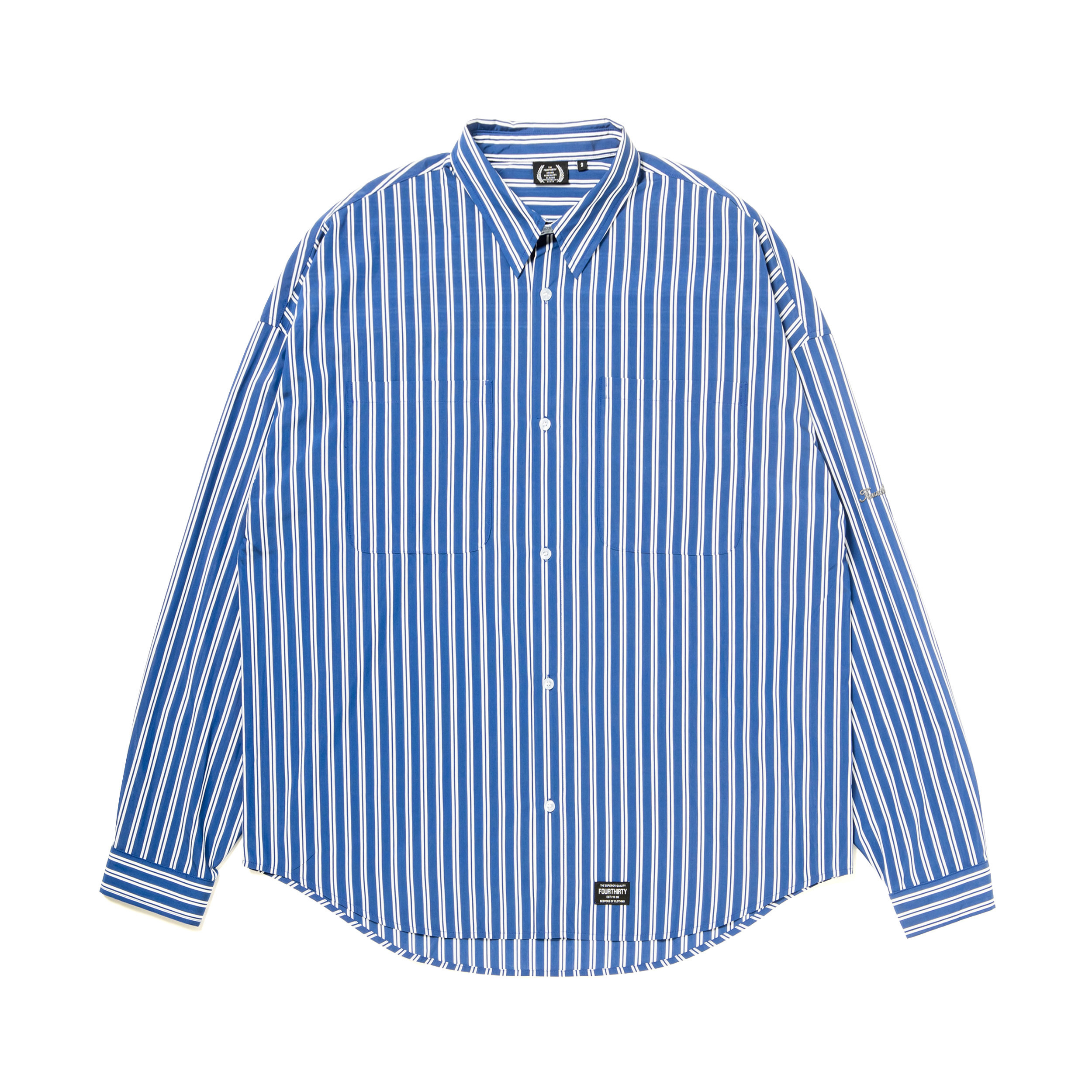 430 L/S STRIPE BIG SHIRT