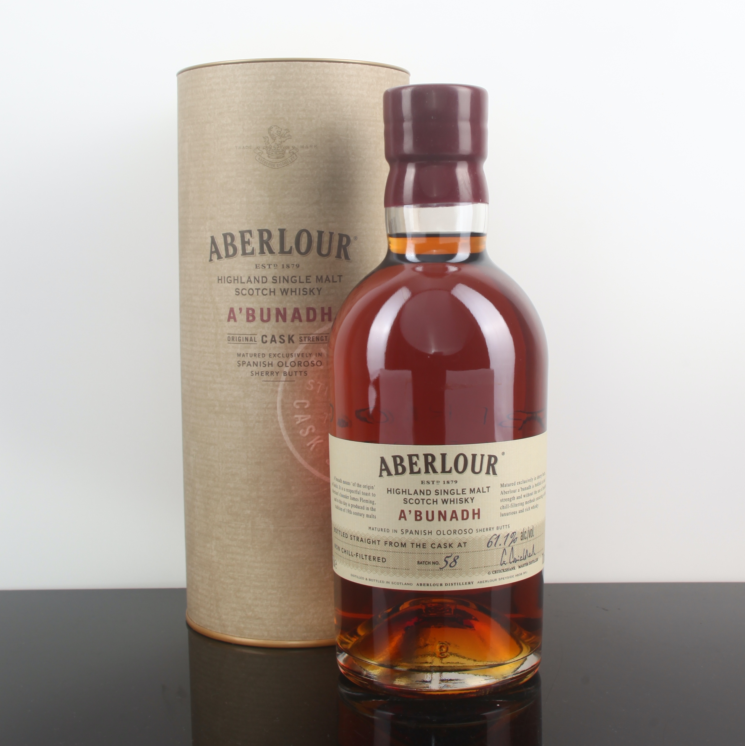 Aberlour a'bunadh Batch No.58 Spanish Oloroso Sherry Butts 61.1%