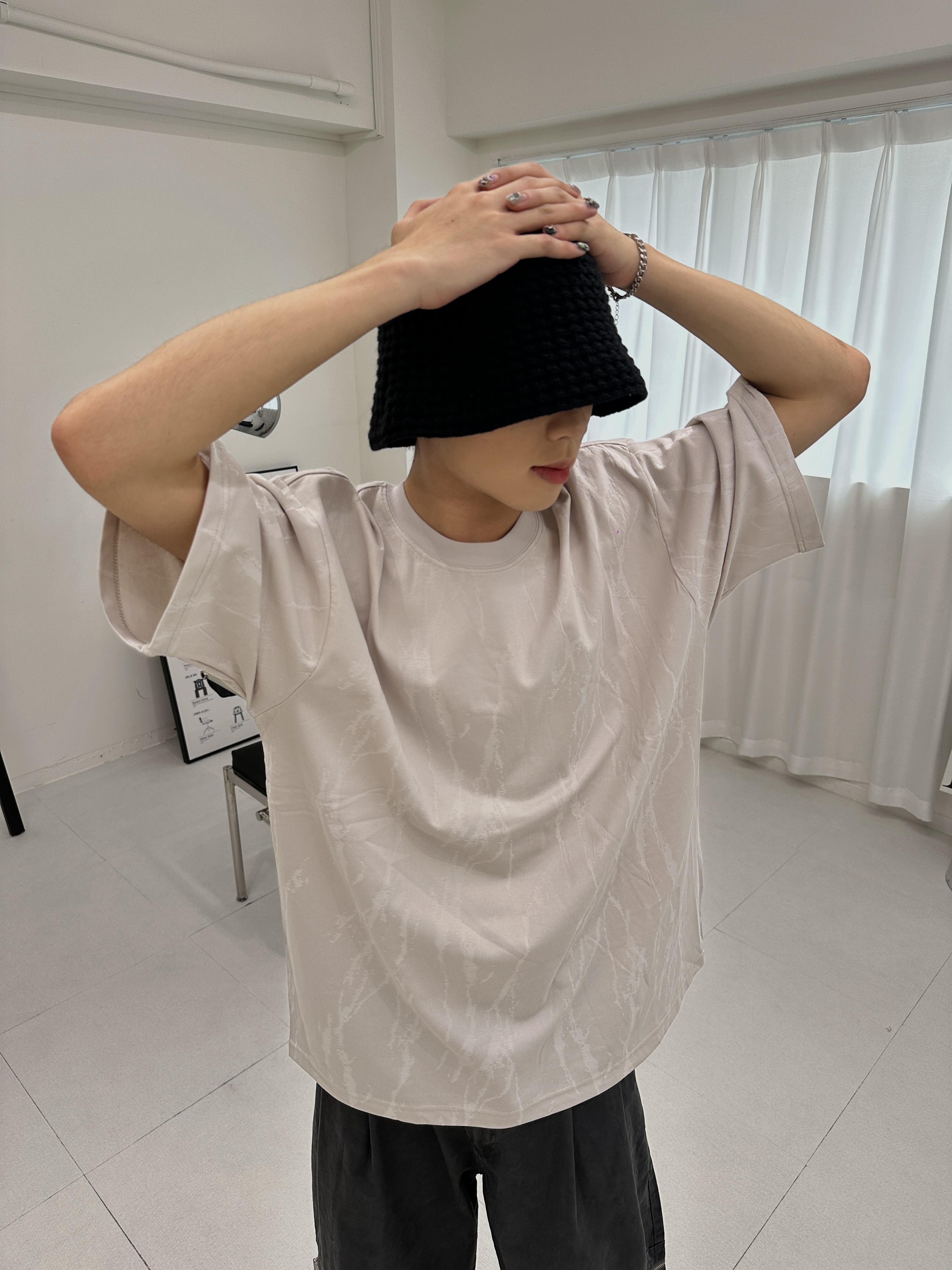 水紋 微細節短袖