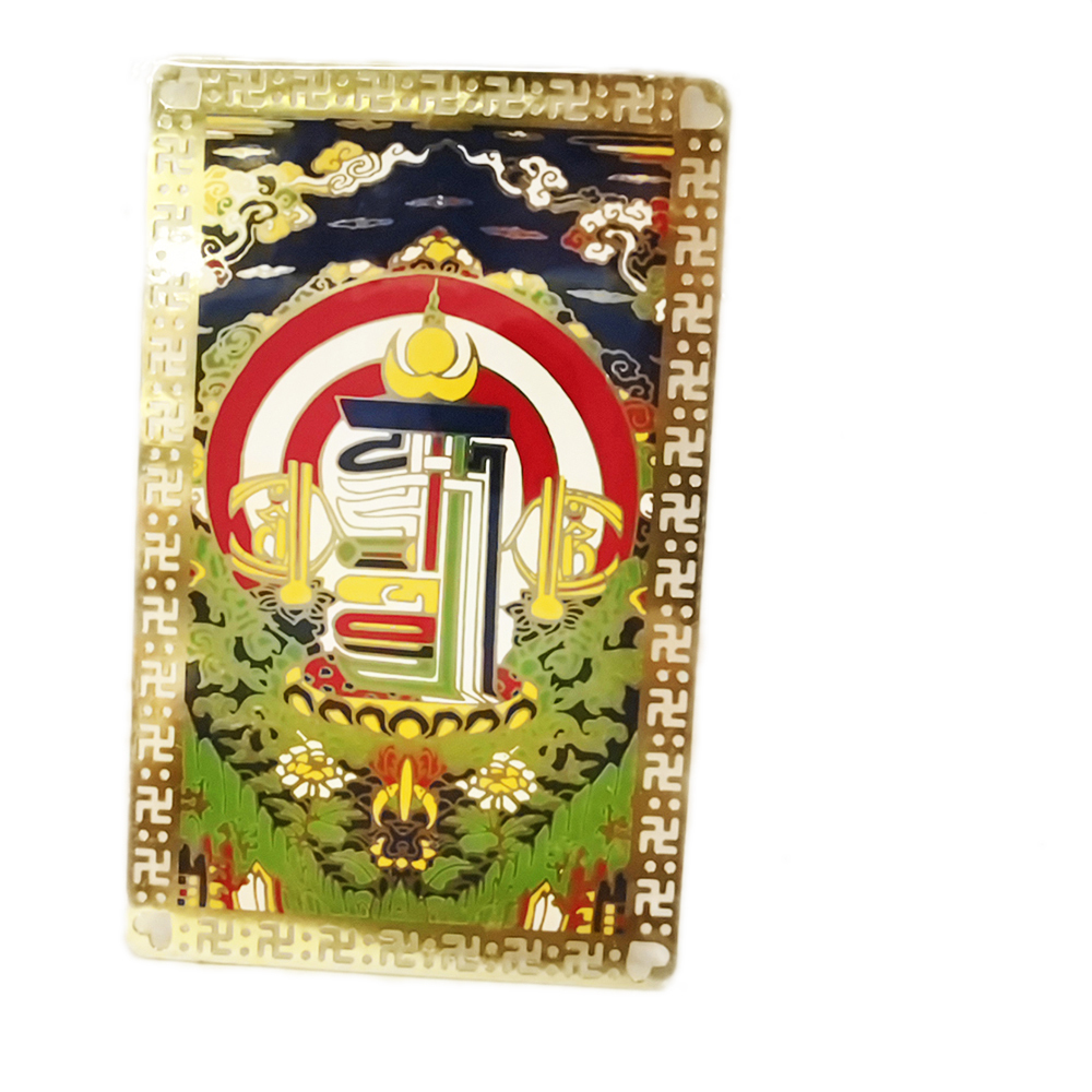 十相自在 彩繪{金銅}小卡【十方】150078