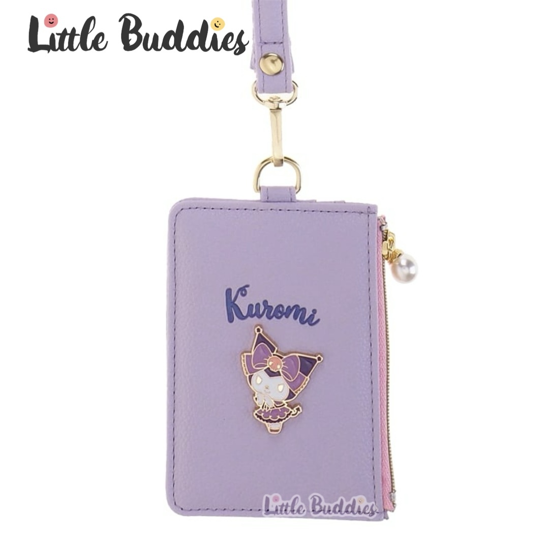 Sanrio PU皮散紙包證件套連頸繩