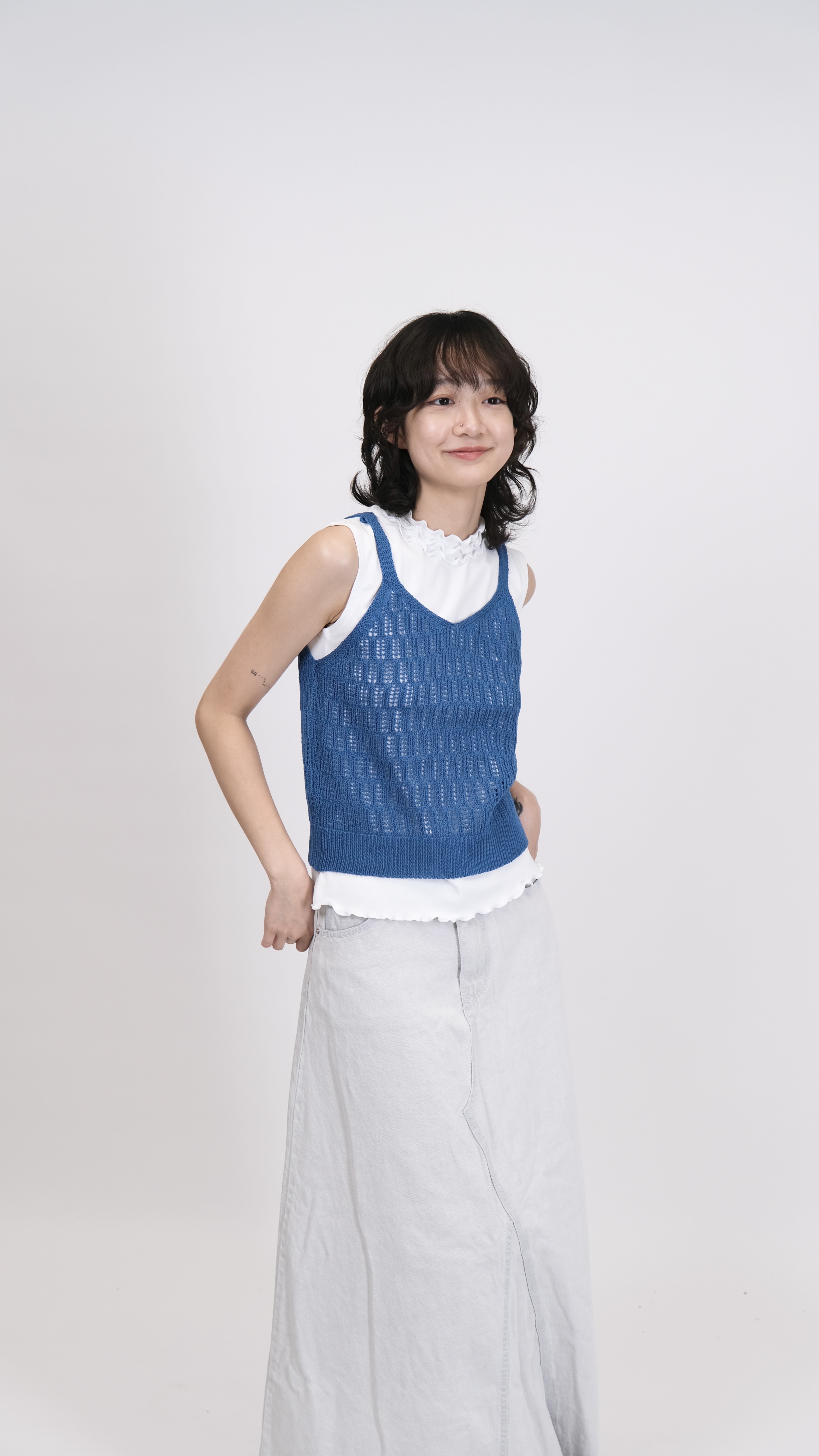 針織刺繡Basic背心