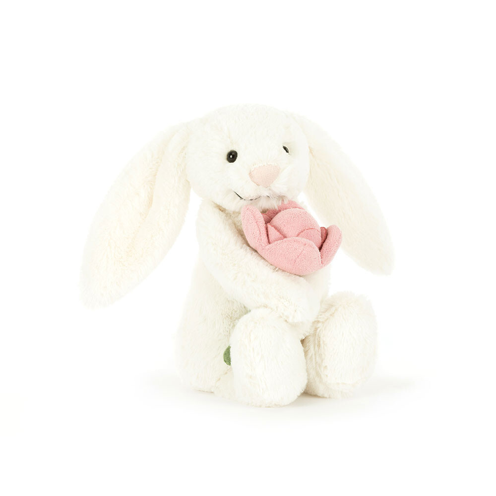 JELLYCAT 抱牡丹花兔仔 Bashful Bunny with Peony