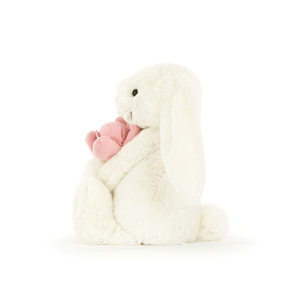 JELLYCAT 抱牡丹花兔仔 Bashful Bunny with Peony