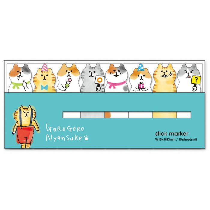 喵之助 120枚索引標籤便利貼 memo｜日本 Mind Wave