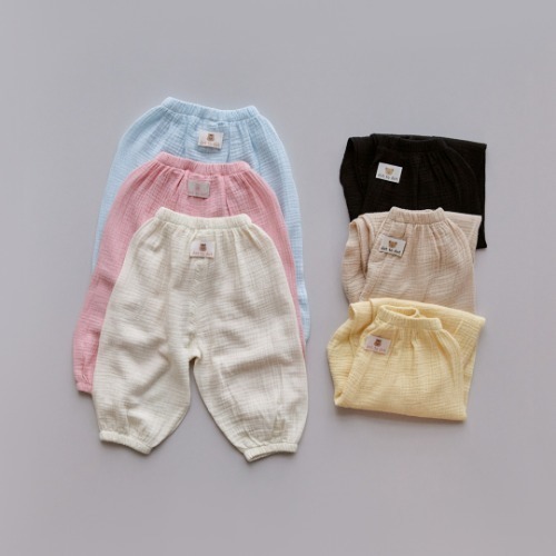 25S/S DTD有機棉紗六色防蚊褲