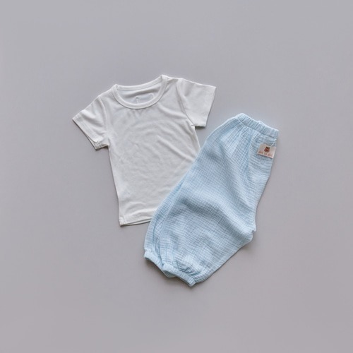 25S/S DTD有機棉紗六色防蚊褲