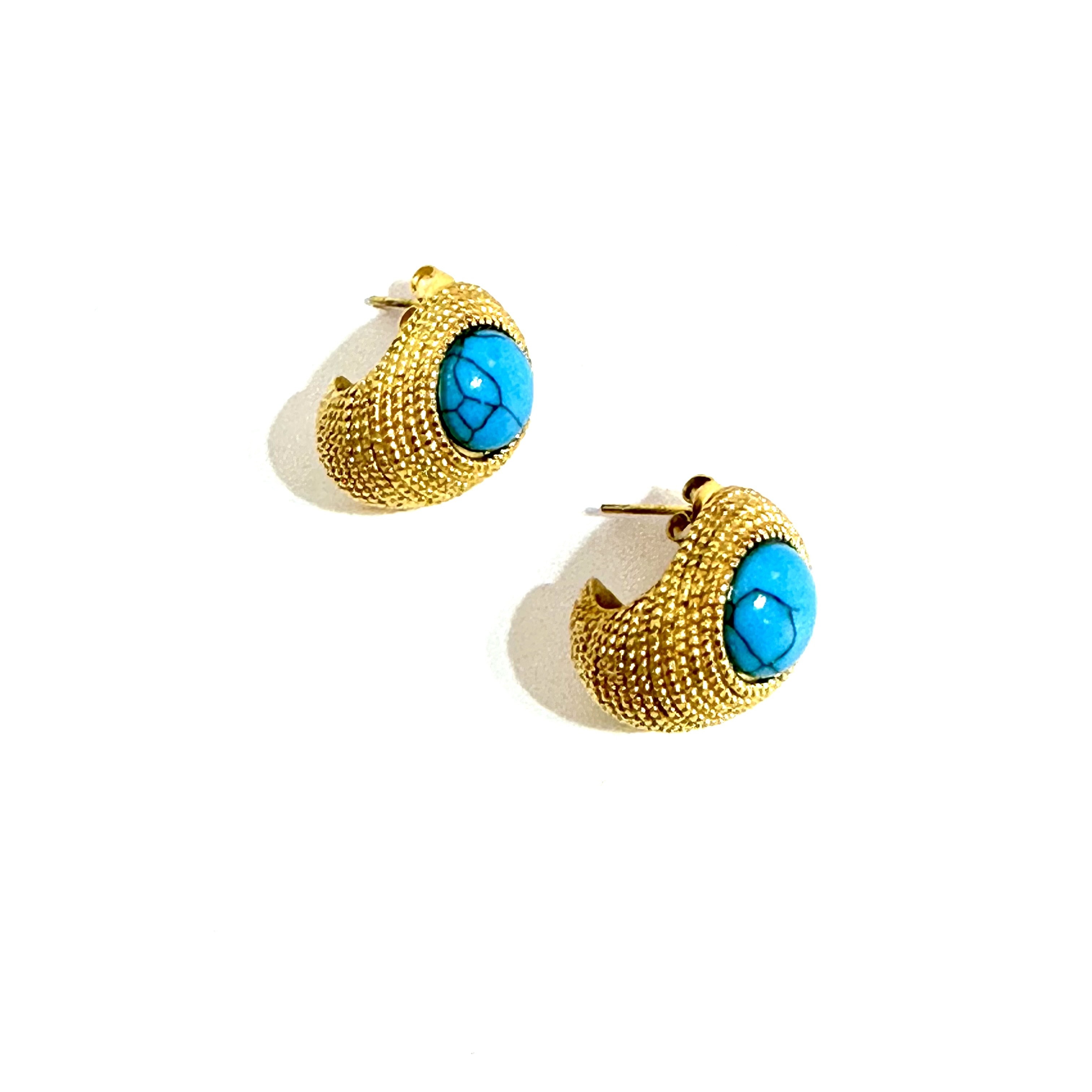 1MY1122-349 MAYOL 希臘全人手製飾品 Posey Earrings Gold #E03 (A-K11-E)