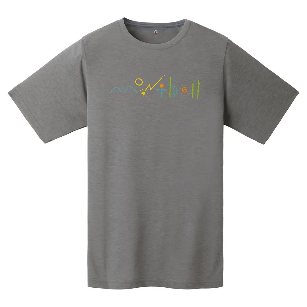 Mont-bell Wickron T Women's 女款 短袖排汗衣 快乾排汗T恤 (NATURAL LOGO) 1114782-DGY 深灰 [HappyOutdoor]