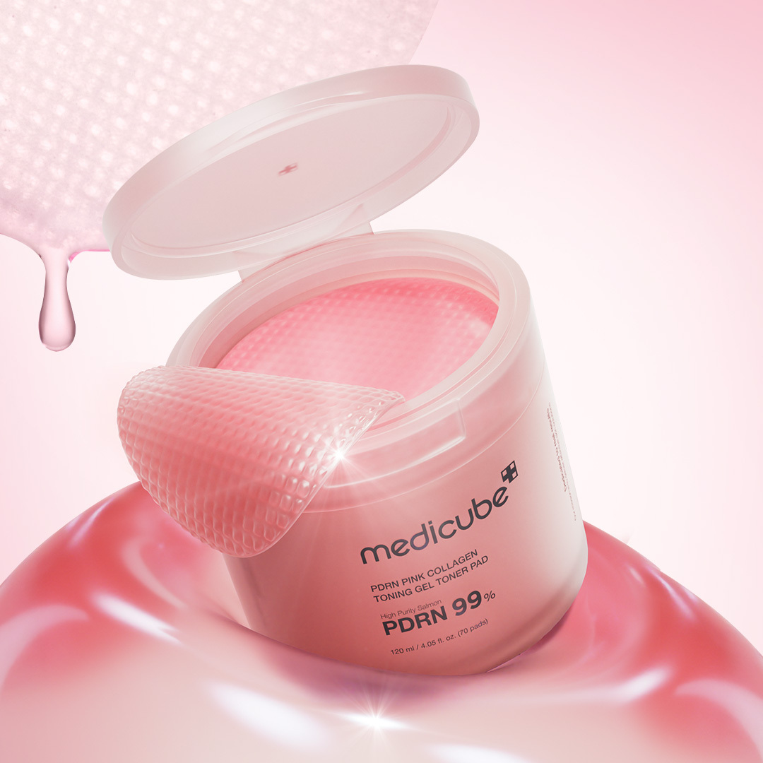 PDRN粉紅膠原凝膠爽膚棉