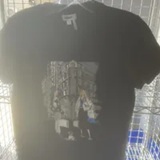 [S] DKNY BLACK WOME'S MET CONVERSATIONAL SHORT SLEEVE T-SHIRT, P51HWWNA-BLK FINAL SALE (SD1328)