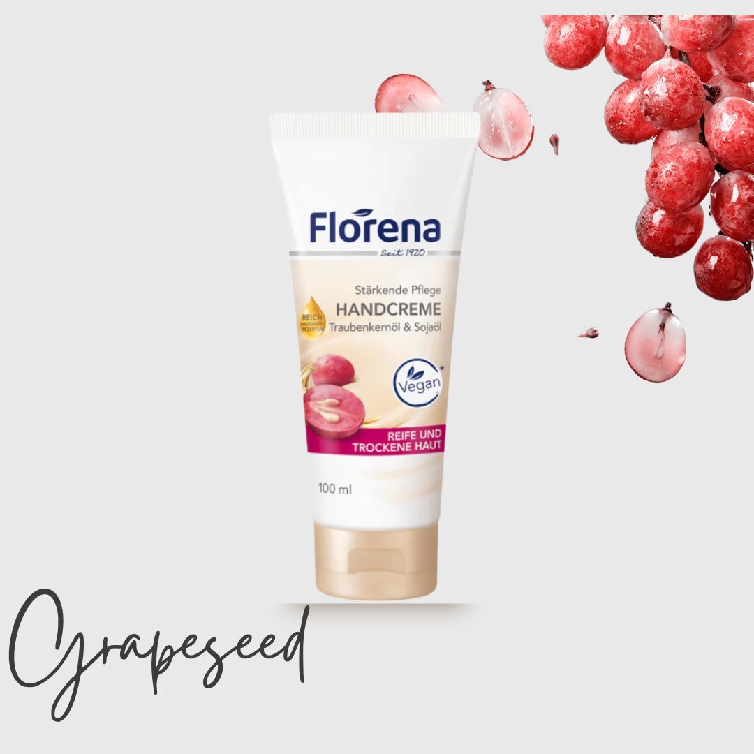 德國Florena 葡萄籽油彈力護手霜, 100 毫升