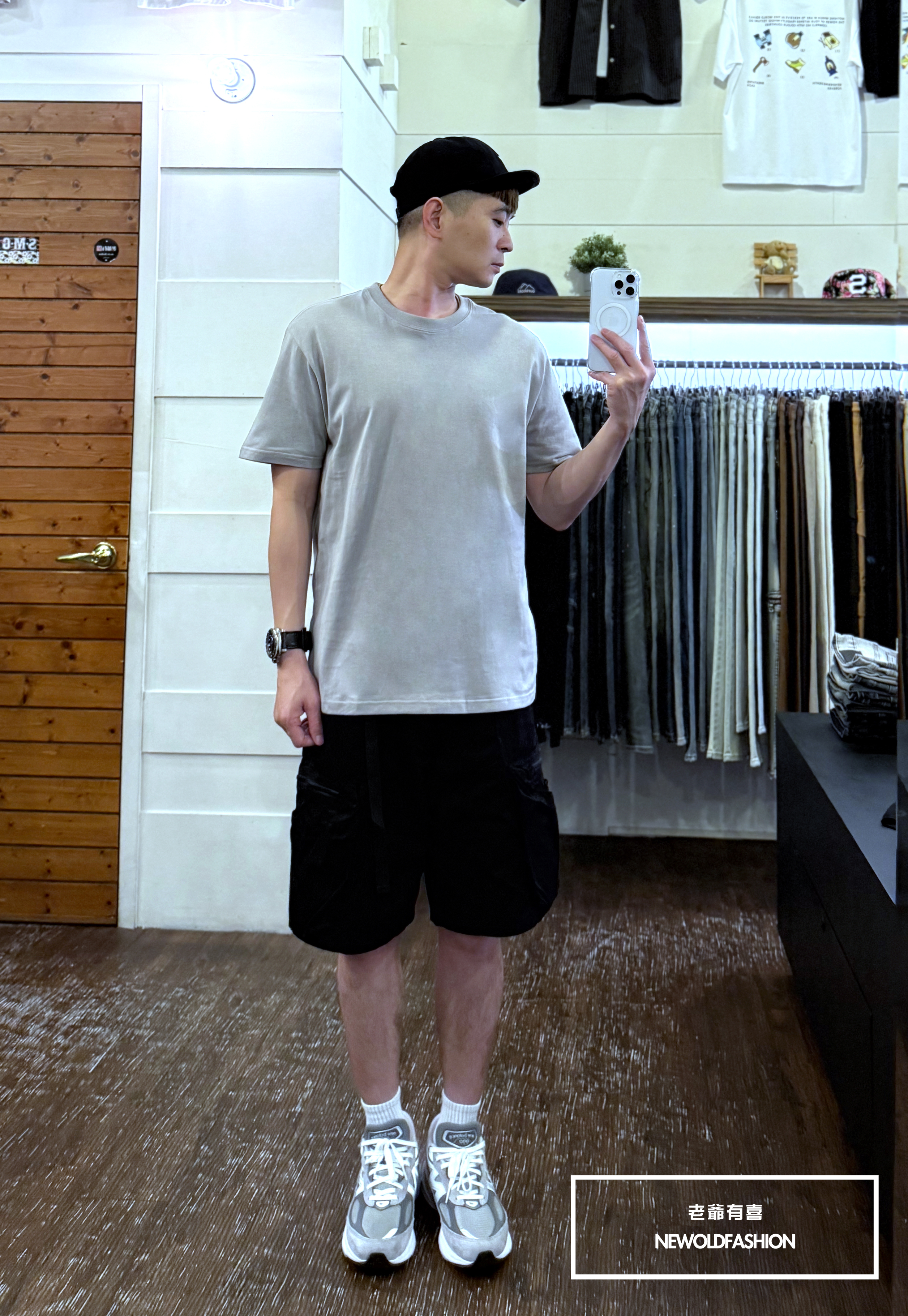 『熱銷到貨』重磅UPF50+超高防護係數素色短Ｔ恤-可可