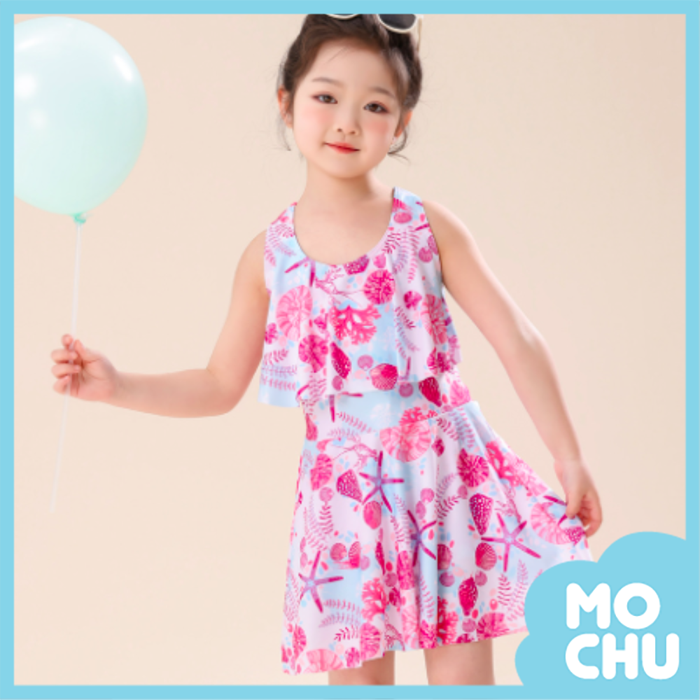 海洋貝殼兩件式泳裝套裝(二色)