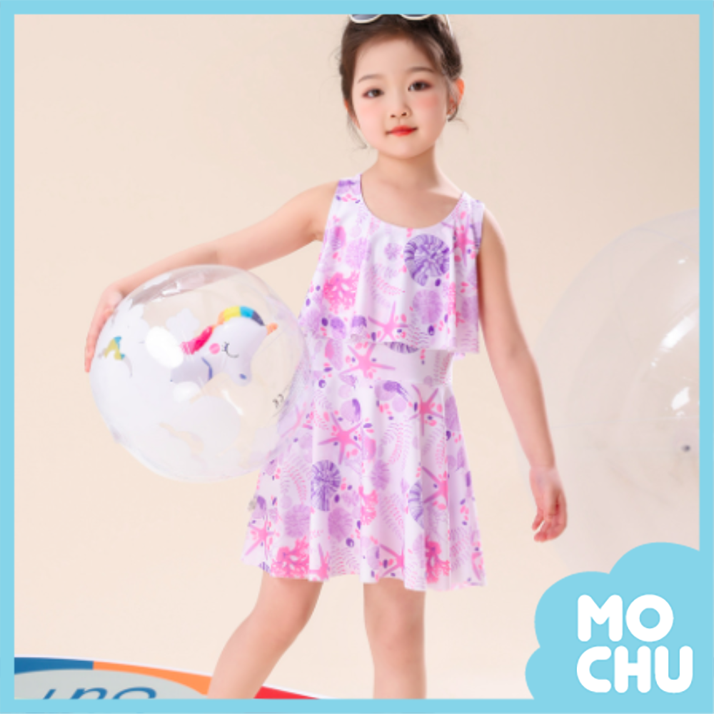 海洋貝殼兩件式泳裝套裝(二色)