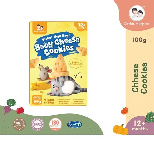 Double Happiness嬰兒芝士曲奇100g(12m+)