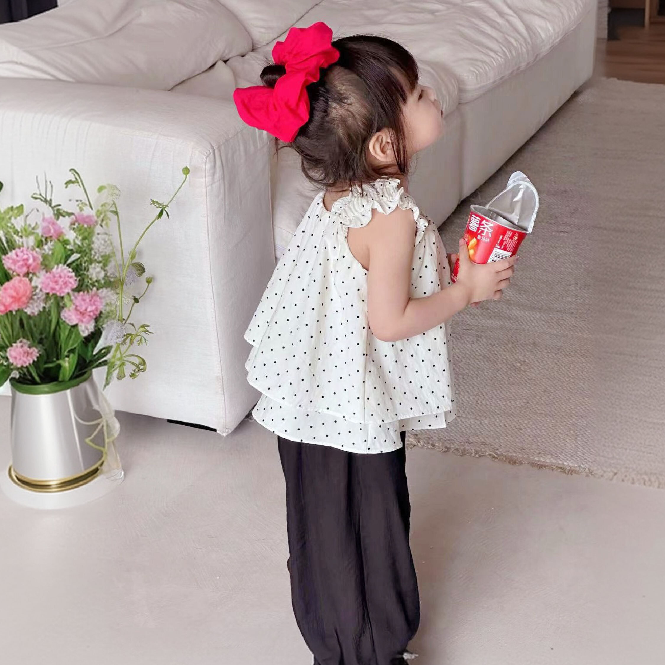 【H50117】藝術小圓點質感舒適套裝