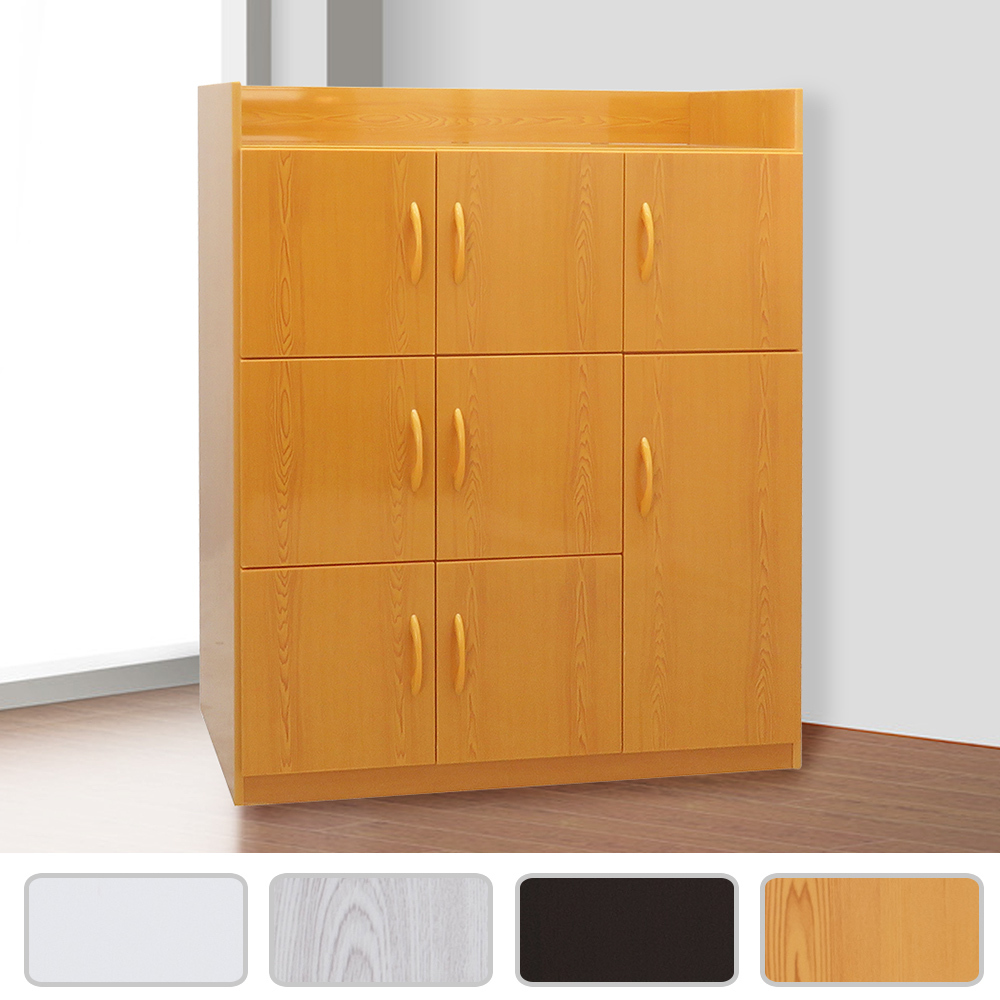 3.2尺八門防水塑鋼多功能收納櫃/置物櫃(四色可選)