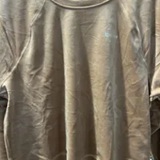 [S] DKNY PRALINE PLATINUM VELOUR RHINESTONE LOGO PULLOVER, DP4T1102-EIZ (SD1332)